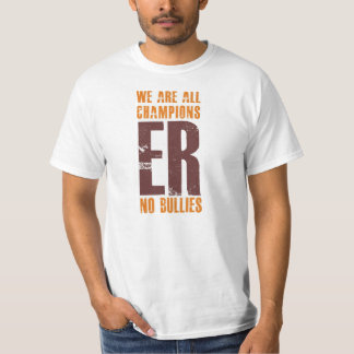 T-shirt TOUS LES CHAMPIONS, AUCUN tee - shirt de