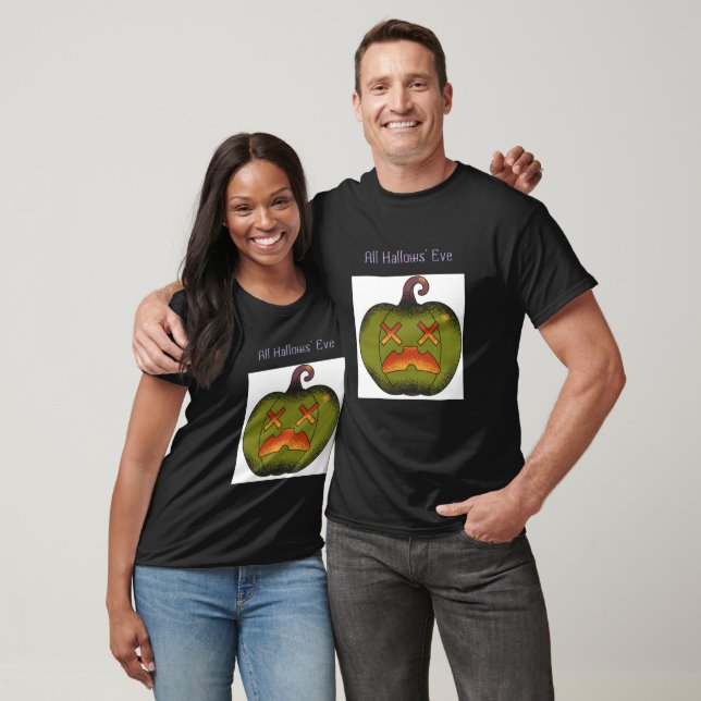 T-shirt Tous les cheveux Eve Citrouille effrayant Vêtement (Unisexe)