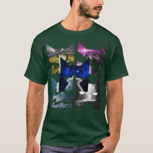 T-shirt Tous les clans de chats guerriers en un 