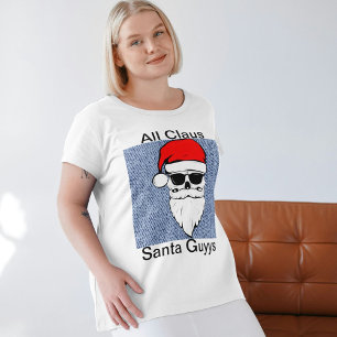 T-shirt Tous les Claus Père Noël garçons Noël Femmes