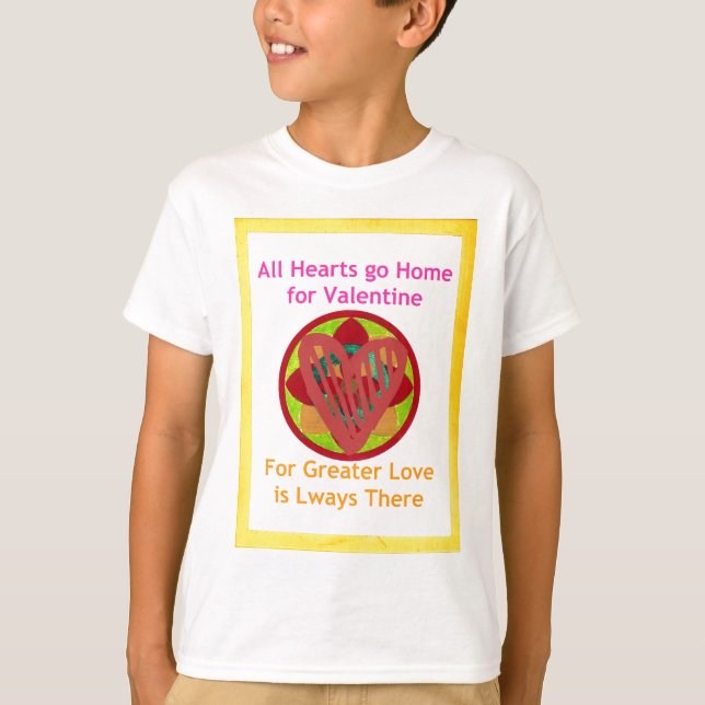 T-shirt Tous les coeurs rentrent à la maison pour l'art Va (Devant)