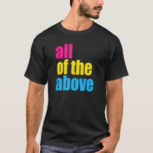 T-shirt Tous Les Drapeaux De Parade De La Pride Lgbt Ci-De