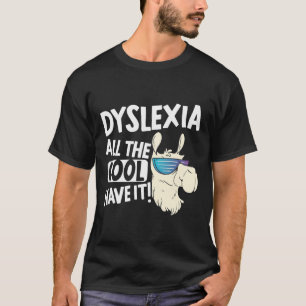 T-shirt Tous Les Enfants Cool Ont Il Dyslexie Sensibilisat