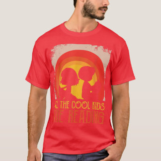 T-shirt Tous les enfants Cool sont lecture Livre Vintage R