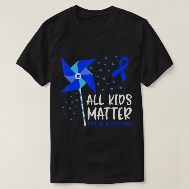 T-shirt Tous les enfants sont importants Prévention de la  (Design devant)