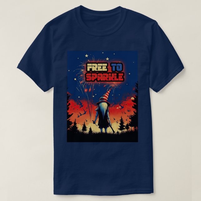 T-shirt Tous les Gnomes américains libres d'étincelles (Design devant)
