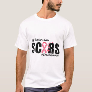 T-shirt Tous les guerriers ont des cicatrices Cancer du se