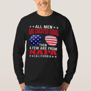 T-shirt Tous les hommes sont créés égaux Napa Californie  
