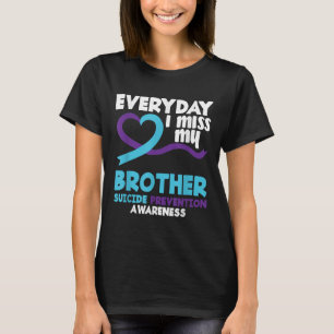 T-shirt Tous Les Jours, Mon Frère Prévention Suicide Awar