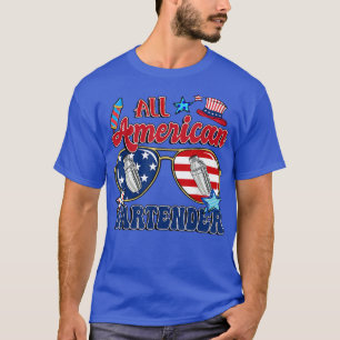 T-shirt Tous les Lunettes de soleil Bartender américain Dr