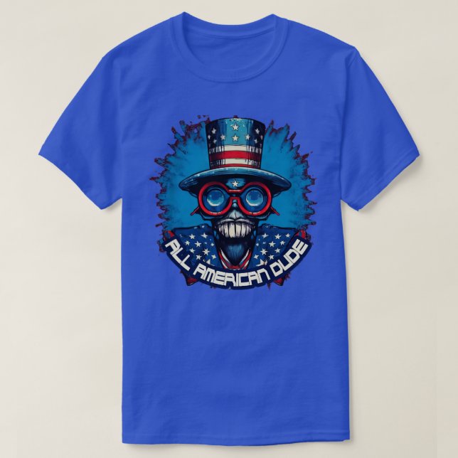 T-shirt Tous les mecs américains (Design devant)