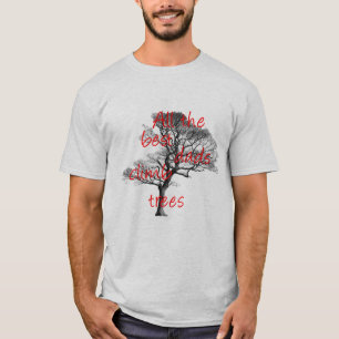 T-shirt Tous les meilleurs papas grimpent à des arbres,