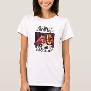T-shirt Tous Les Sentiers Menent À Booze Hope Valley Campi