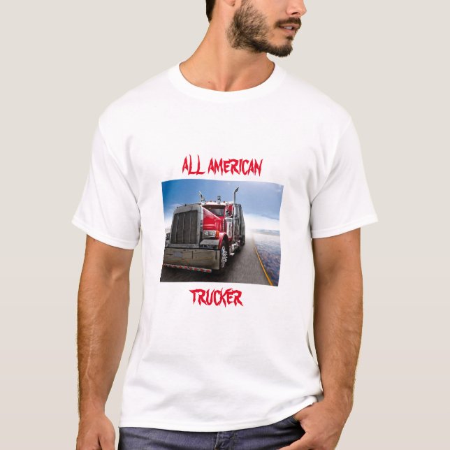 T-shirt Tous les Trucker américains (Devant)