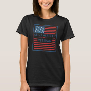 T-shirt TOUS LES VÉTÉRAINS AMÉRICAINS Fier USA Vétérinaire
