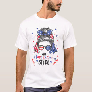T-shirt Tous Lunettes Drapeau États-Unis Bun
