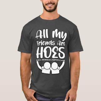 T-shirt Tous mes amis HOES cadeau