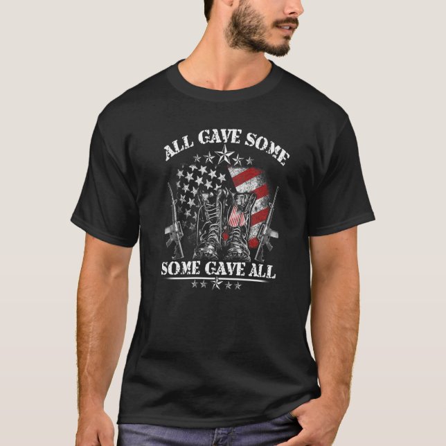 T-shirt Tous ont donné certains ont donné tous les vétéran (Devant)