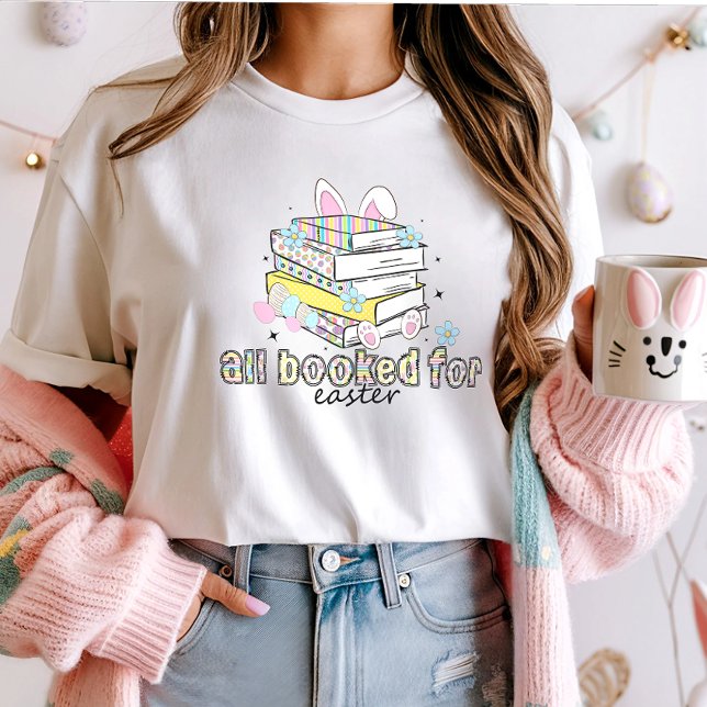 T-shirt Tous Réservé pour Pâques Tee; Joli livre Bunny Lov (Créateur téléchargé)