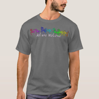 T-shirt Tous sont les bienvenus