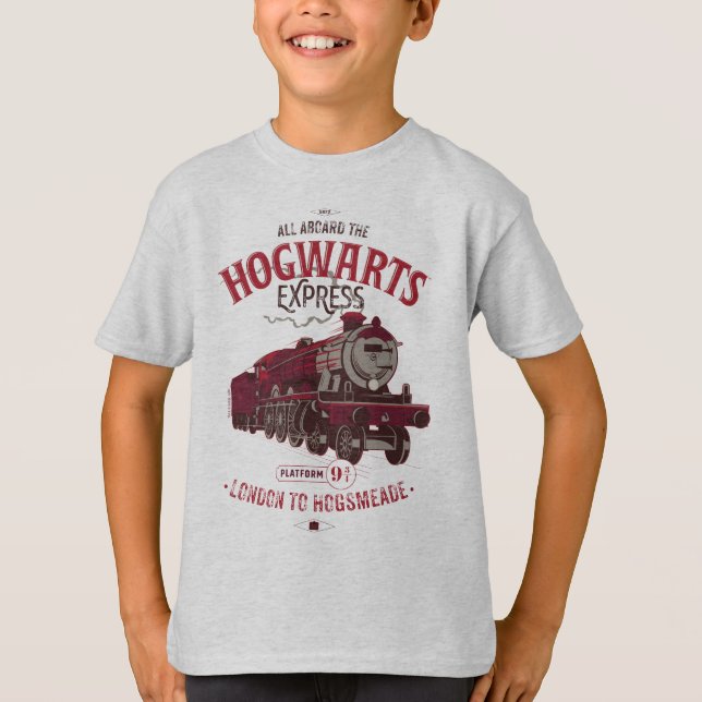 T-shirt Tout À Bord De L'Express Hogwarts (Devant)