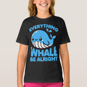 T-shirt Tout Baleine être bien jeu amusant