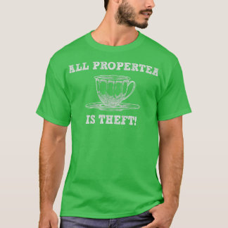 T-shirt Tout Bien Est Le Vol Drôle Thé Pun Gag Cadeau