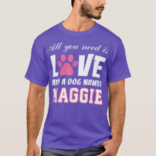 T-shirt Tout ce dont vous avez besoin c'est d'amour et un