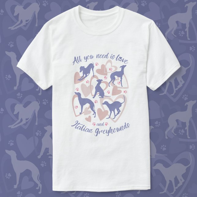 T-shirt Tout ce dont vous avez besoin est l'amour italien  (Créateur téléchargé)
