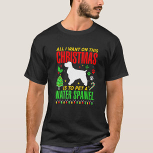T-shirt Tout Ce Que Je Veux Pour Ce Noël, C'Est Pet Un Spa