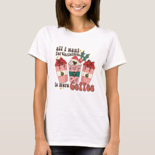 T-shirt Tout ce que je veux pour Noël, c'est plus d'amour