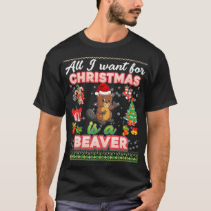 T-shirt Tout Ce Que Je Veux Pour Noël, C'Est Un Chandail