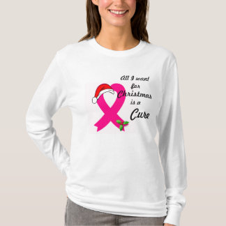 T-shirt Tout ce que je veux pour Noël, c'est un Cure (équi