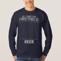 Tout ce que vous voulez pour Noël est Bière Mens L