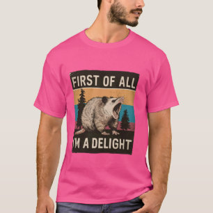 T-shirt Tout d'abord, je suis un Opo Sarcastique ravissant
