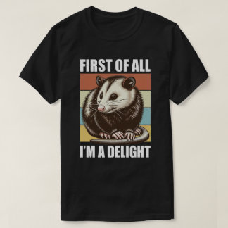 T-shirt Tout d'abord, je suis un plaisir