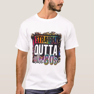 T-shirt Tout droit Les années 80 J'aime Les années 80
