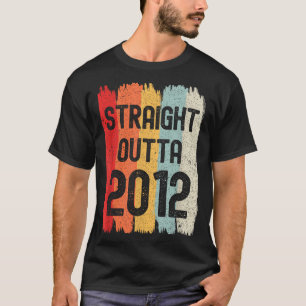 T-shirt Tout droit sorti de 2012 Drôle Rétro Anniversaire