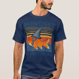 T-shirt Tout est Mindset Shark Fin Goldfish Vintage