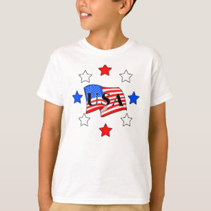 T-shirt Tout le drapeau et étoiles des Etats-Unis