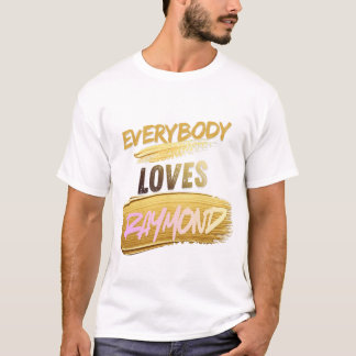 T-shirt Tout le monde aime la chemise esthétique en feuill