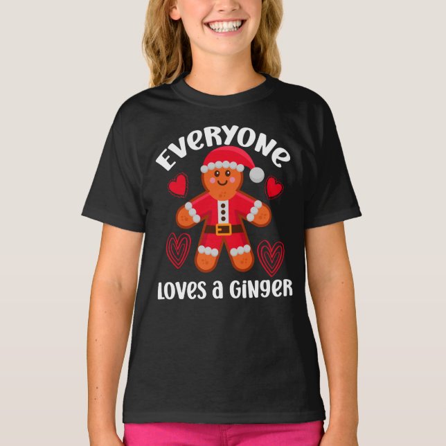 T-shirt Tout le monde aime le gingembre (Devant)