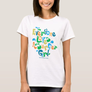 T-shirt Tout le monde aime les surfeuses