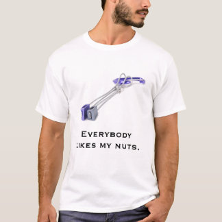 T-shirt Tout le monde aime mon nuts (pour des mâles)