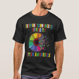 T-shirt Tout le monde communique différemment Spécial Auti