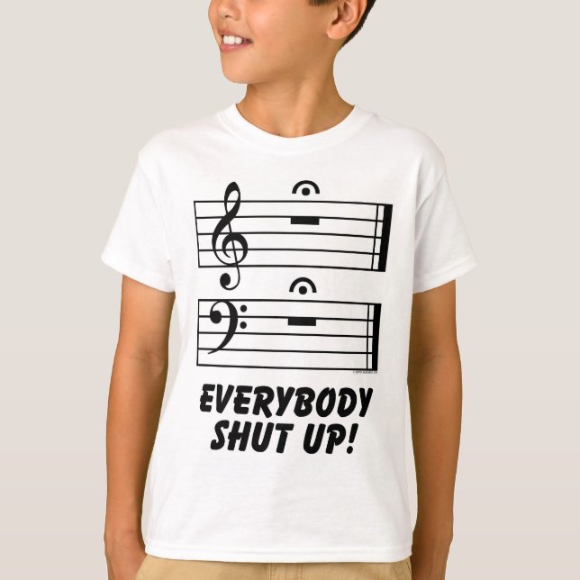 T-shirt Tout Le Monde Tais ! (Devant)
