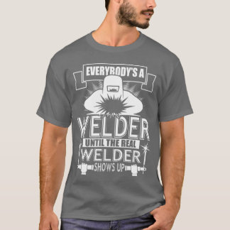 T-shirt Tout le monde Welderhe Real Shows Up garçon