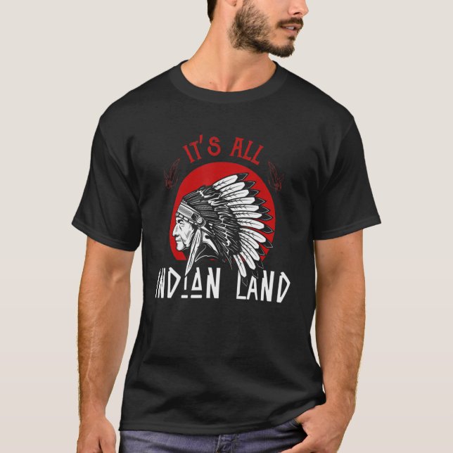 T-shirt Tout le territoire indien amérindien (Devant)
