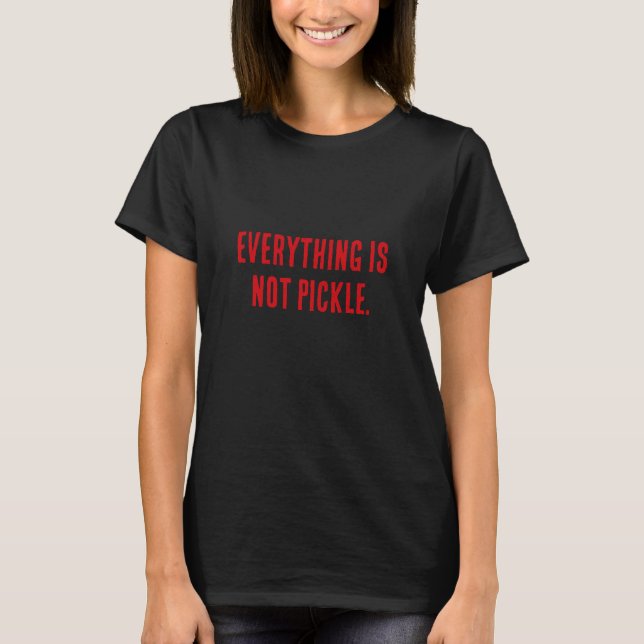 T-shirt Tout n'est pas collé (Devant)