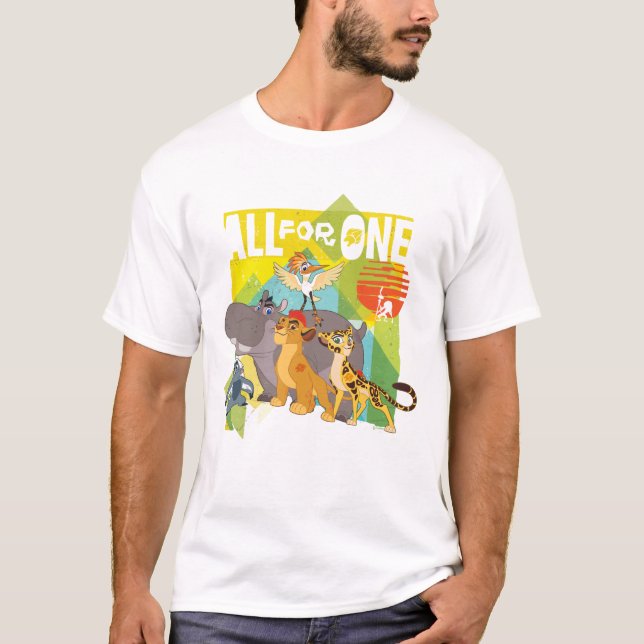 T-shirt Tout pour un seul Lion Guard Graphisme (Devant)